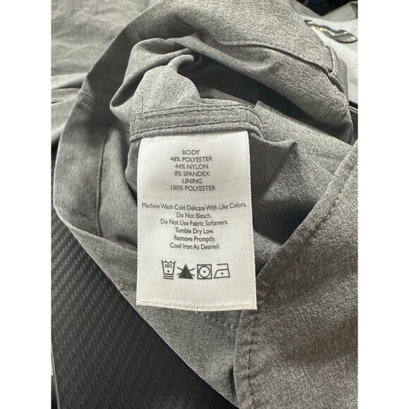 Eddie Bauer Travex Blazer Sport Coat Size 42 Light Grey Performance - Picture 6 of 10